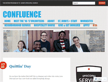 Tablet Screenshot of confluenceyear.org